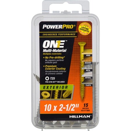 Power Pro One Deck Screw, 5 PK 116802
